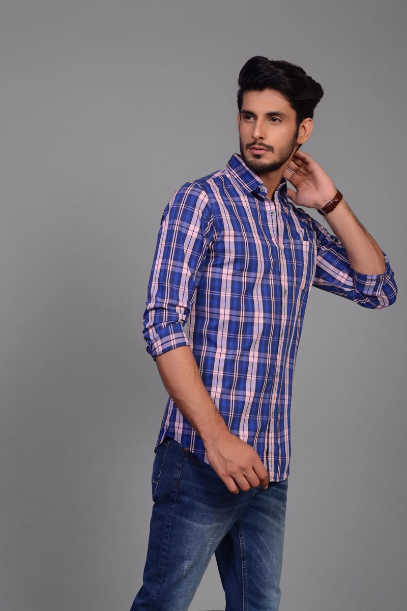 Blue Casual Shirt CM-YD-2163