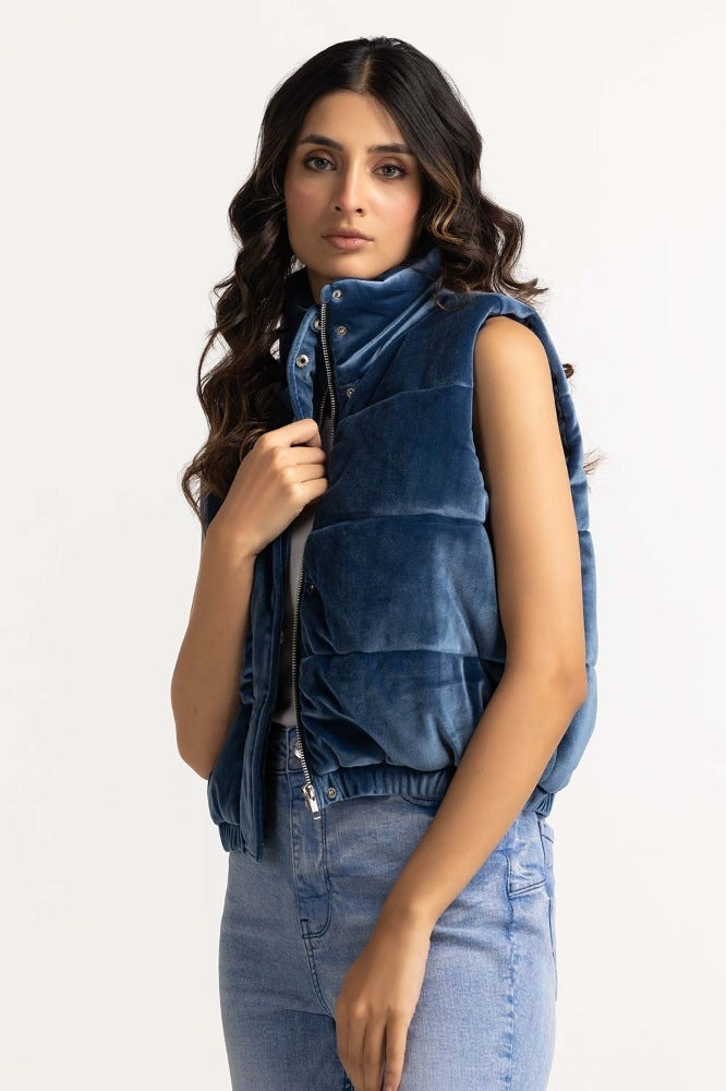 Dusty Blue Basic Jacket WM-JKT-WS23-099