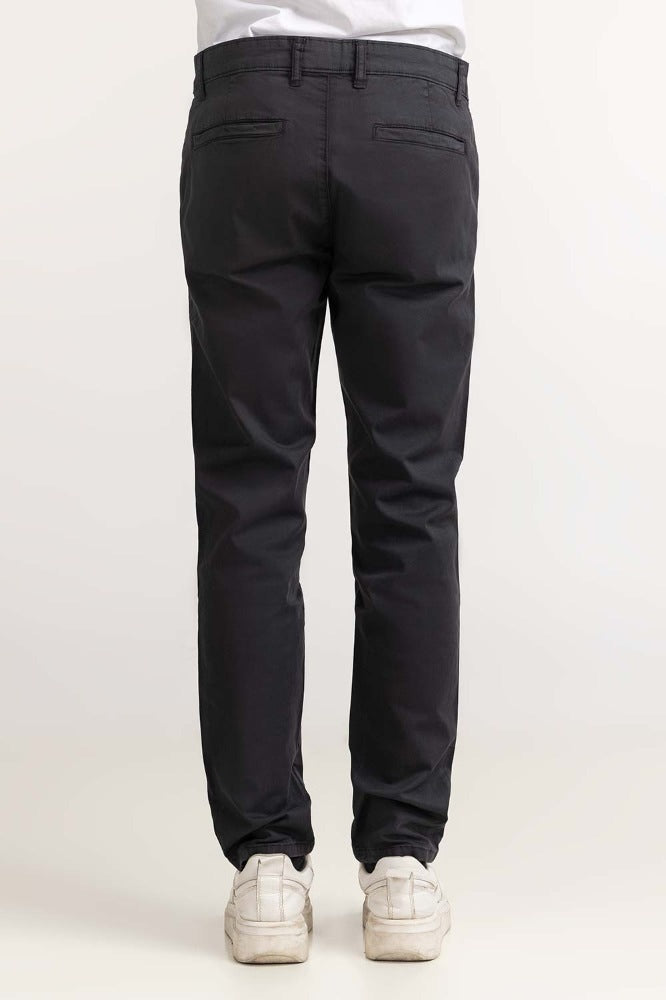 Ebony Basic Dyed Khaki Pant MN-TRKH- WS23-001 E