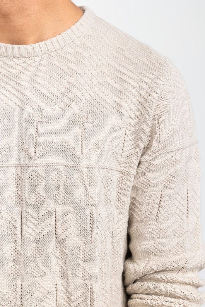 Ecru Fashion Sweater FS-SWT-FD-342-01