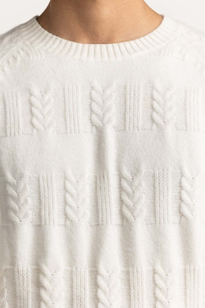 Ecru Fashion Sweater MN-SWT-WS23-076