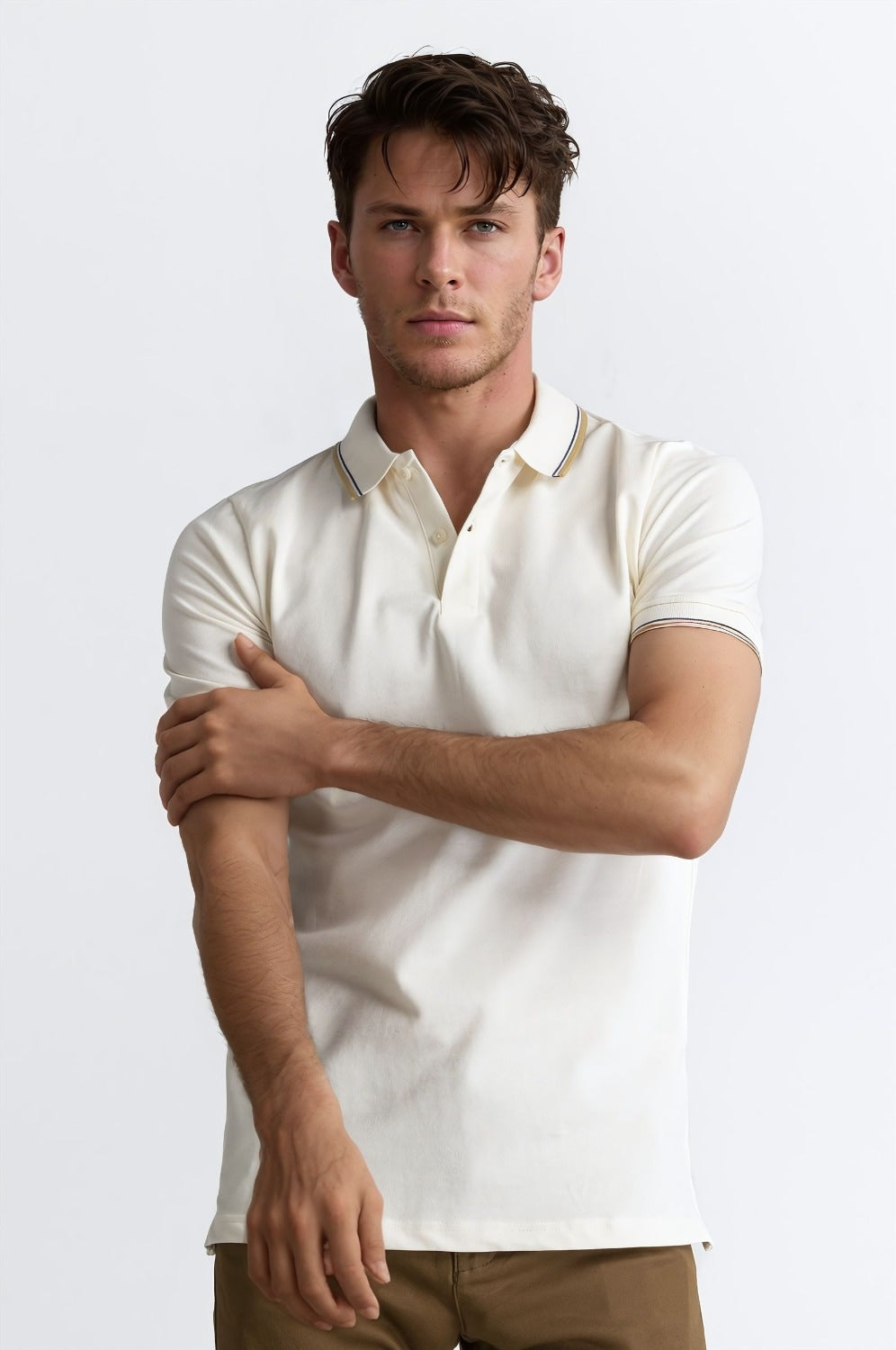 Egret Tipped Polo PS-FSHN24-047