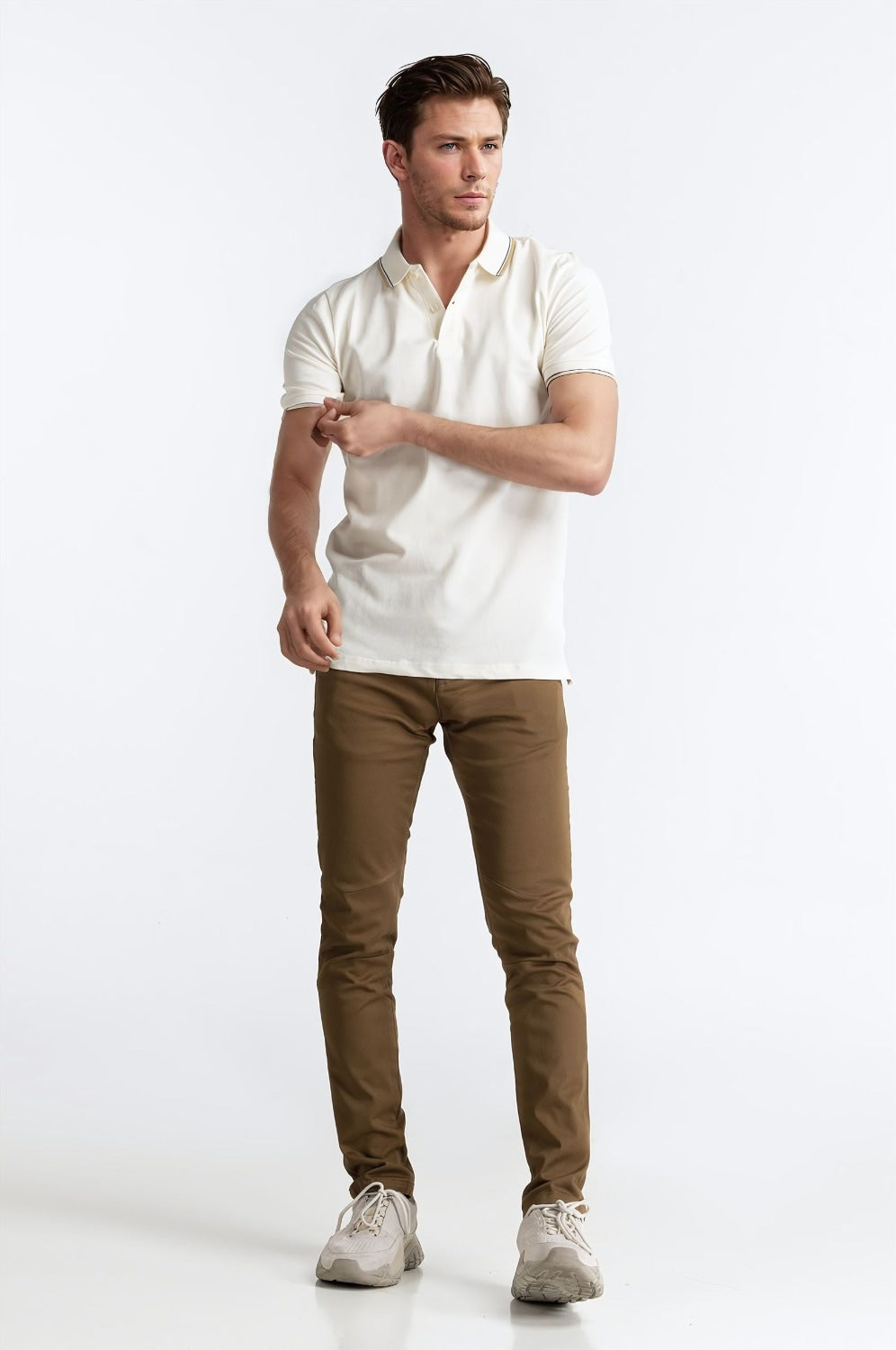 Egret Tipped Polo PS-FSHN24-047