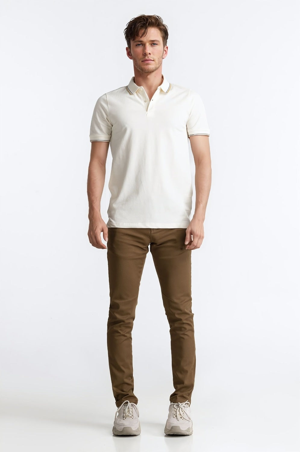 Egret Tipped Polo PS-FSHN24-047