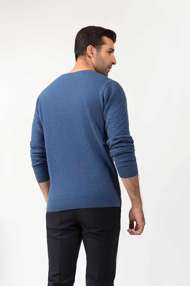 Electric Blue Fashion Sweater FS-SWT-FD-266-01