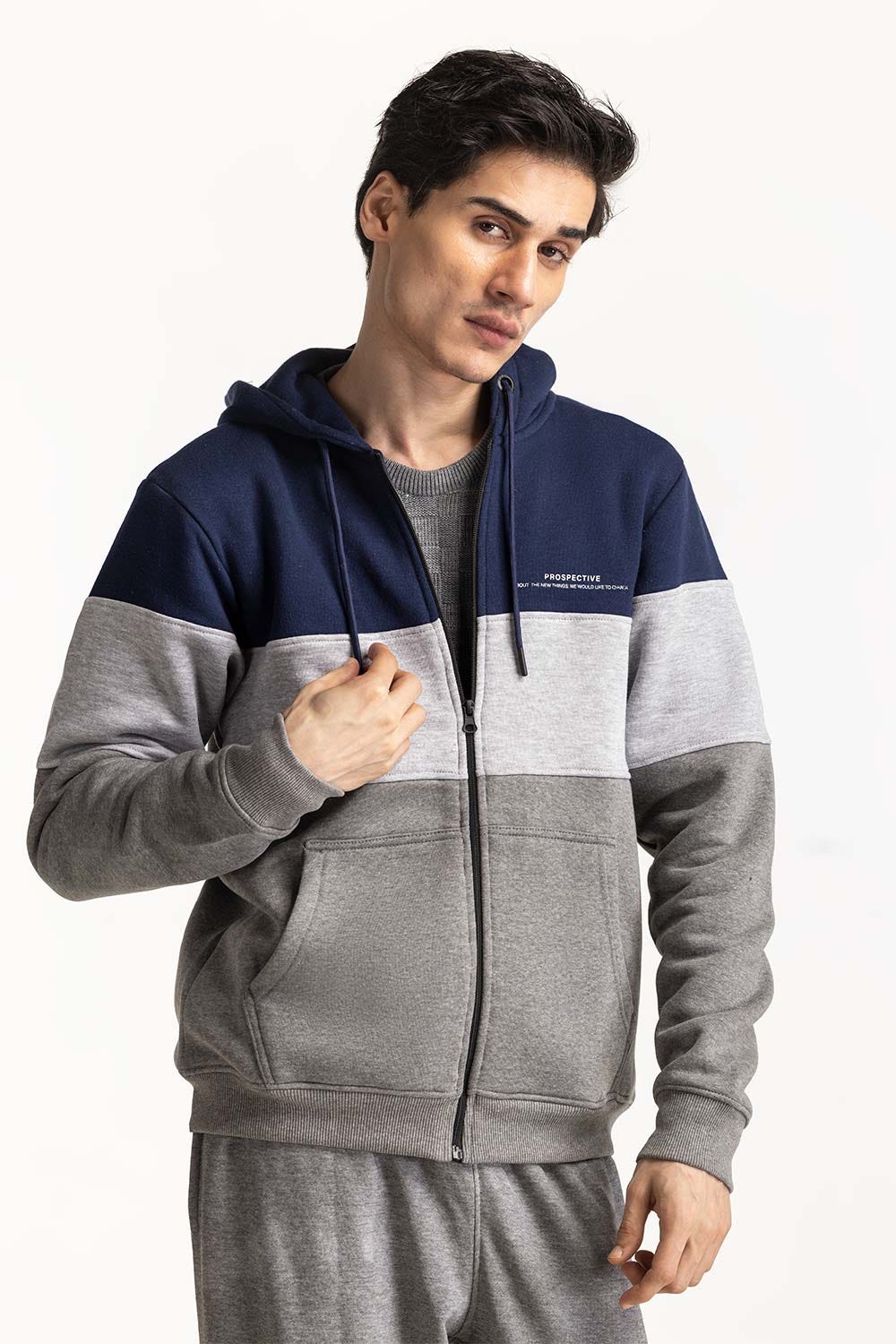 Fashion Hooded Zipper MN-HDZ-WS24-252