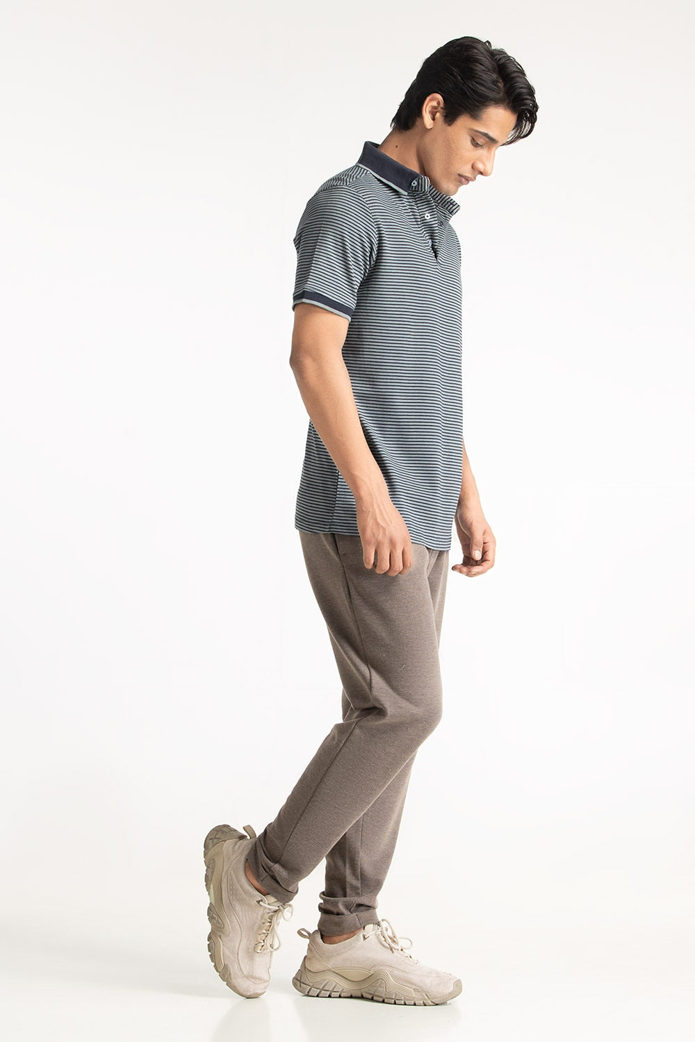 Fashion Striped Polo PS-FSHN24-157