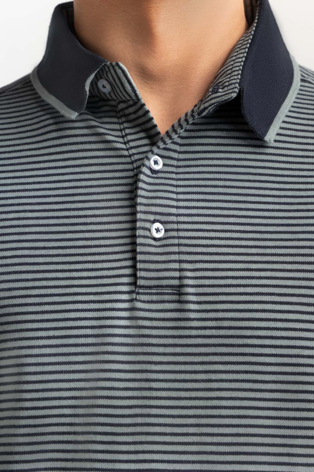 Fashion Striped Polo PS-FSHN24-157