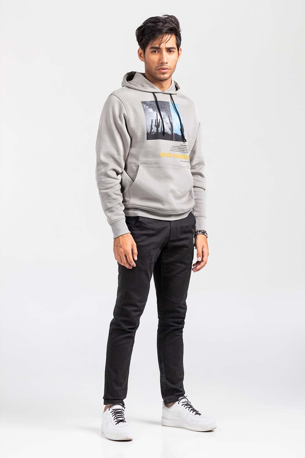 Fog Grey Fashion  Hoodie JKT-POH-D17-02