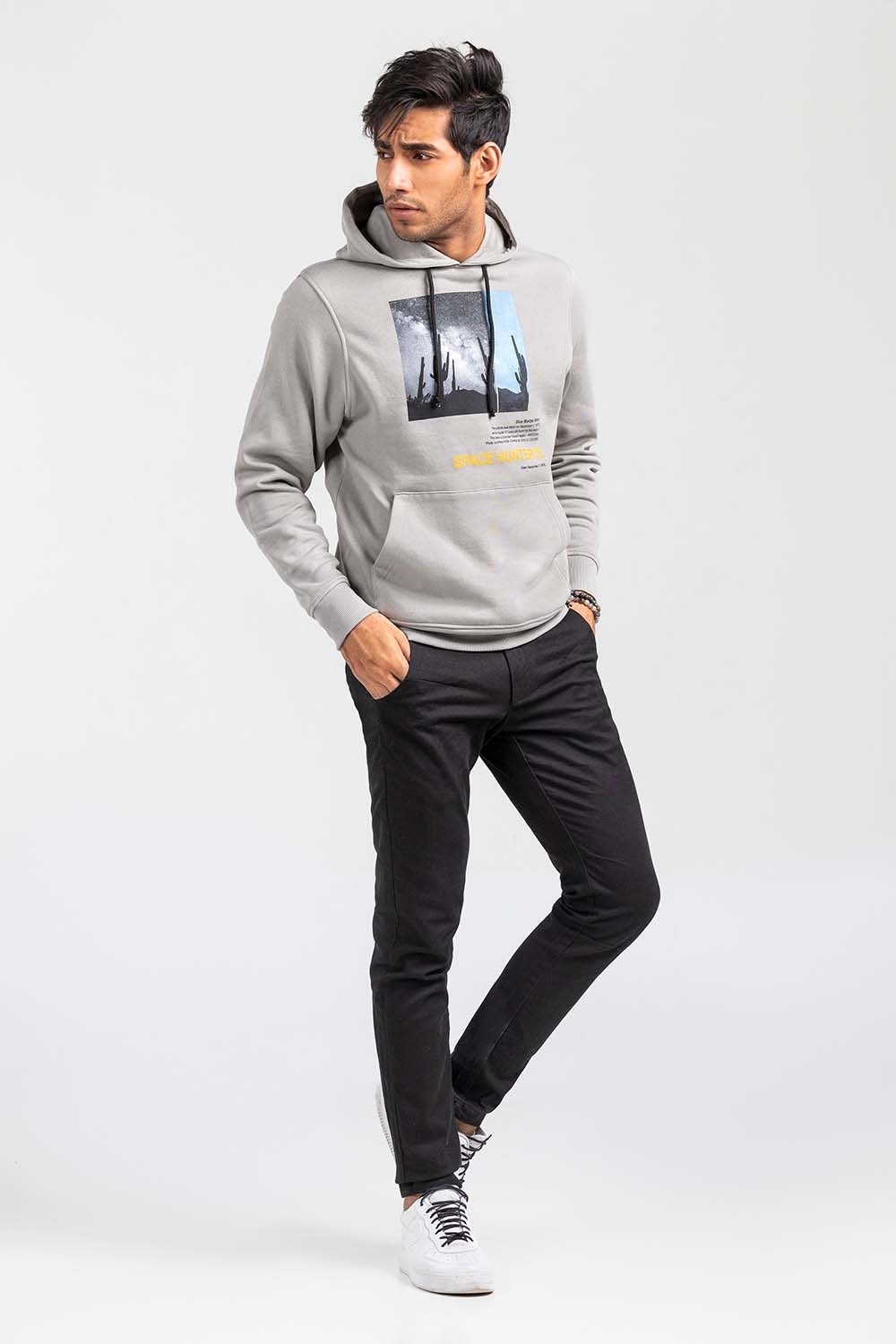 Fog Grey Fashion  Hoodie JKT-POH-D17-02