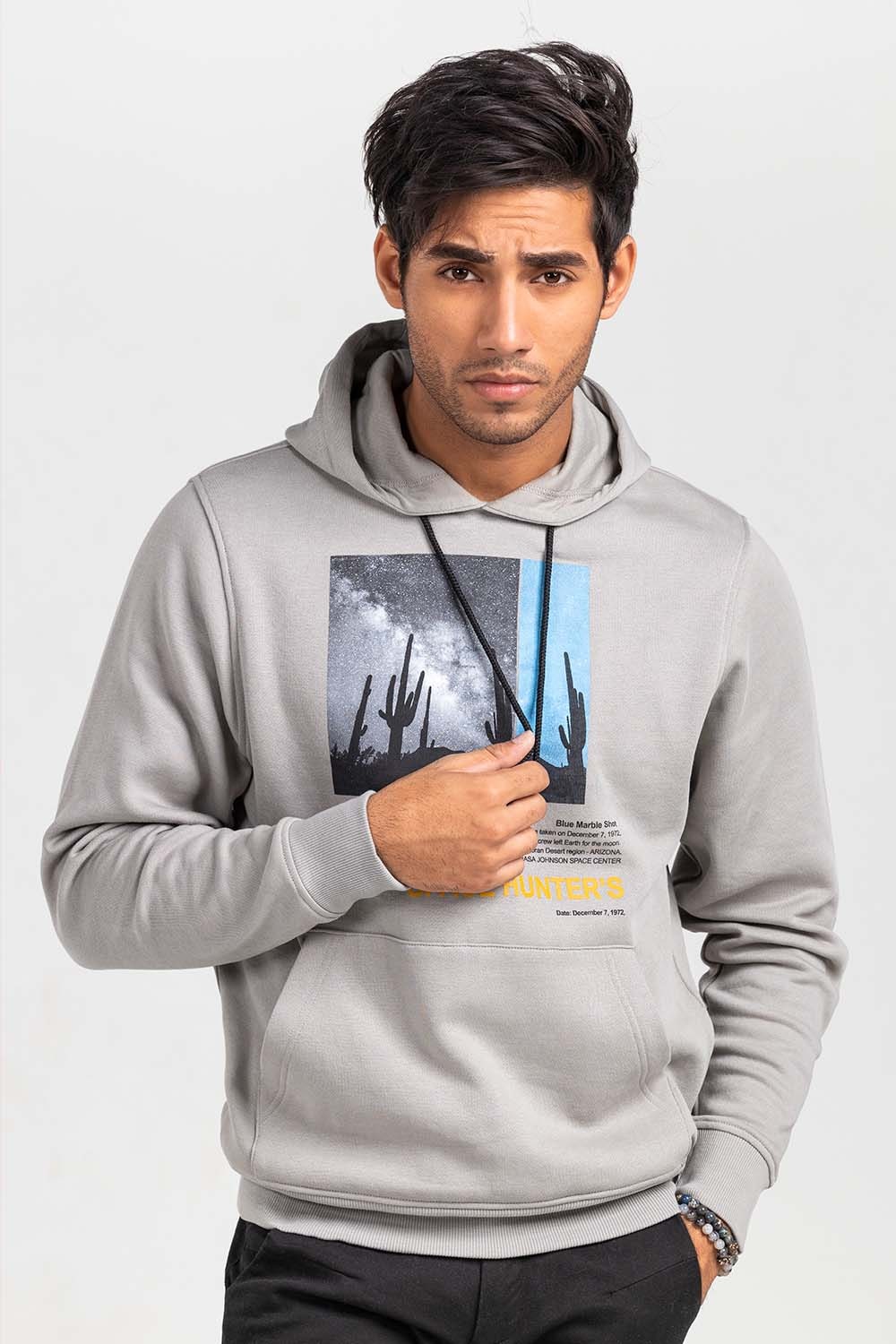 Fog Grey Fashion  Hoodie JKT-POH-D17-02