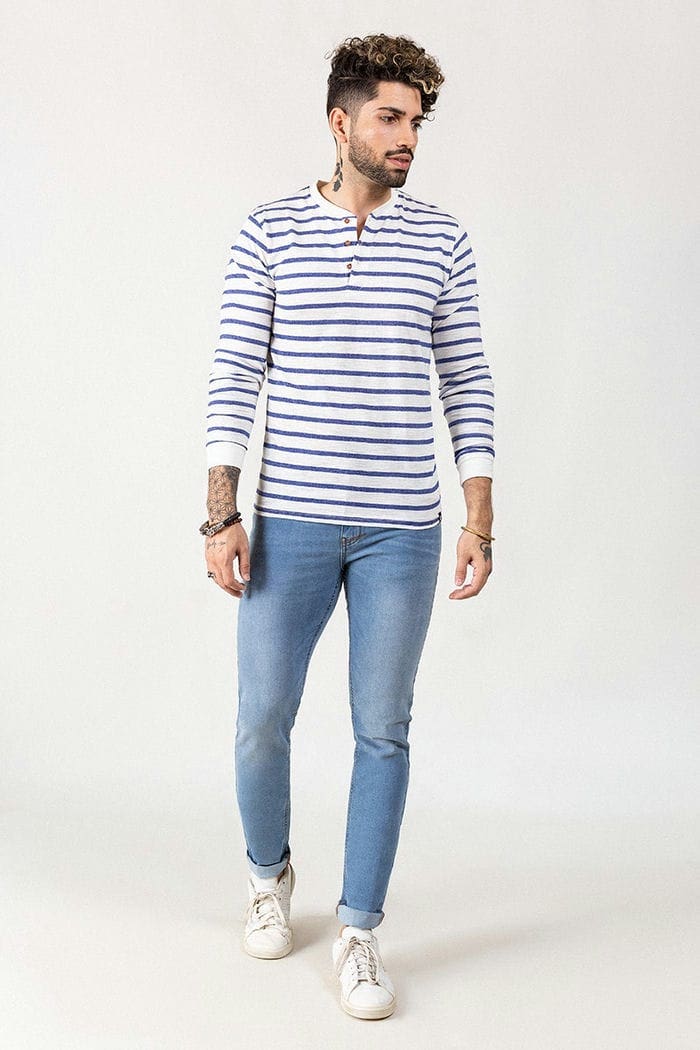 Blue Fashion T-Shirt FS-HEN-YD-D01-02