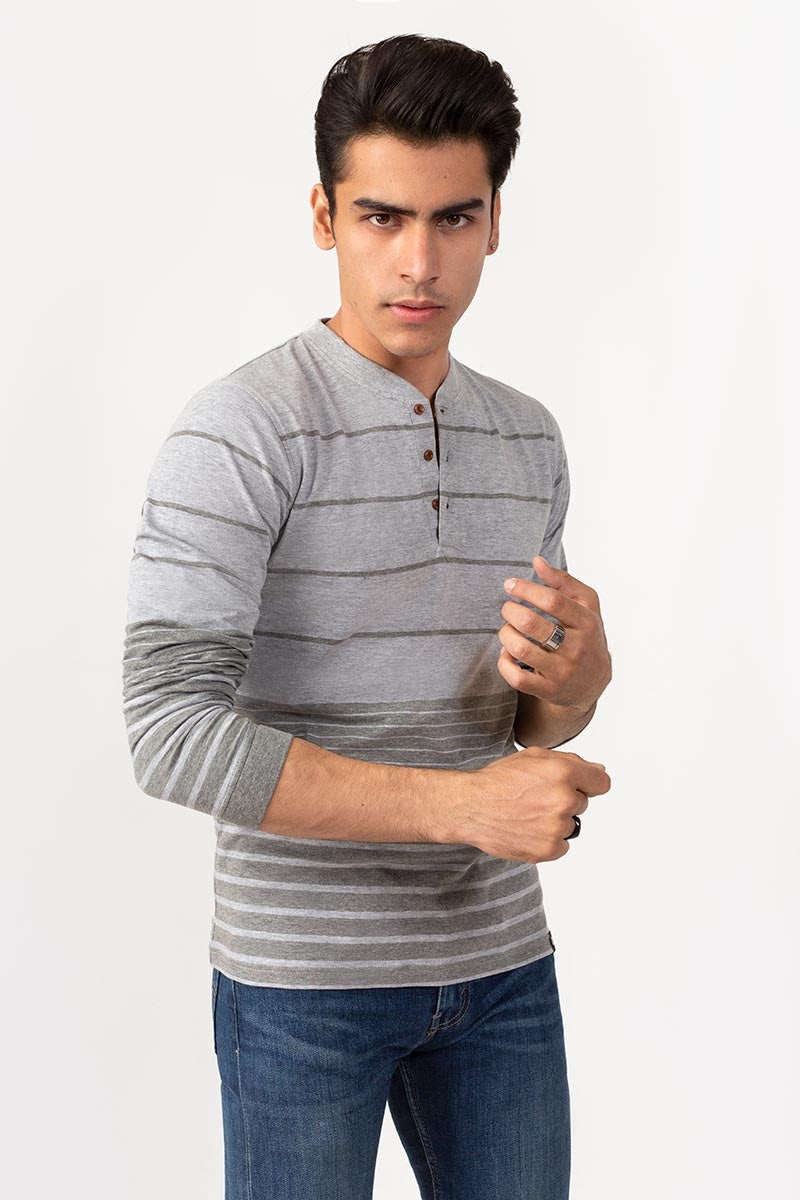 Ash Grey Fashion T-Shirt FS-HEN-YD-D02-02