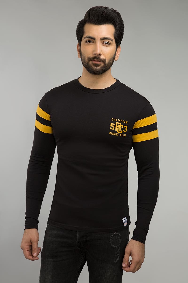 Black Urban Graphic T-Shirt FS-JGP-URB-D02