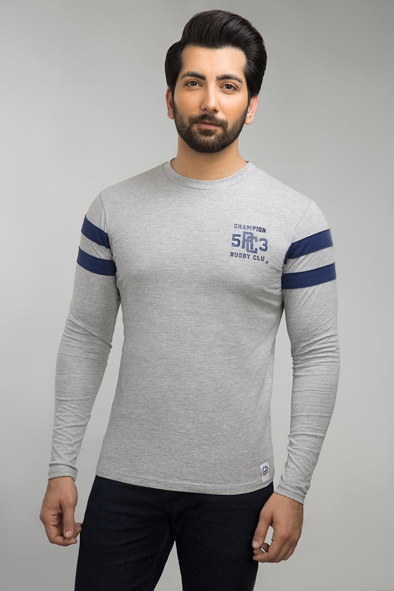 Ash Grey Urban Graphic T-Shirt FS-JGP-URB-D03