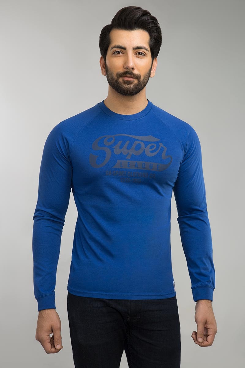 Itln Blue Urban Graphic T-Shirt FS-JGP-URB-D08