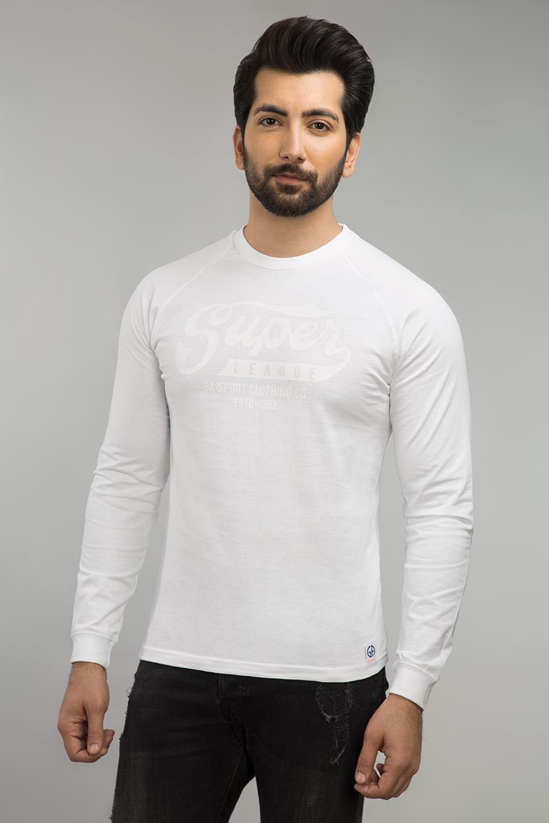 White Urban Graphic T-Shirt FS-JGP-URB-D10