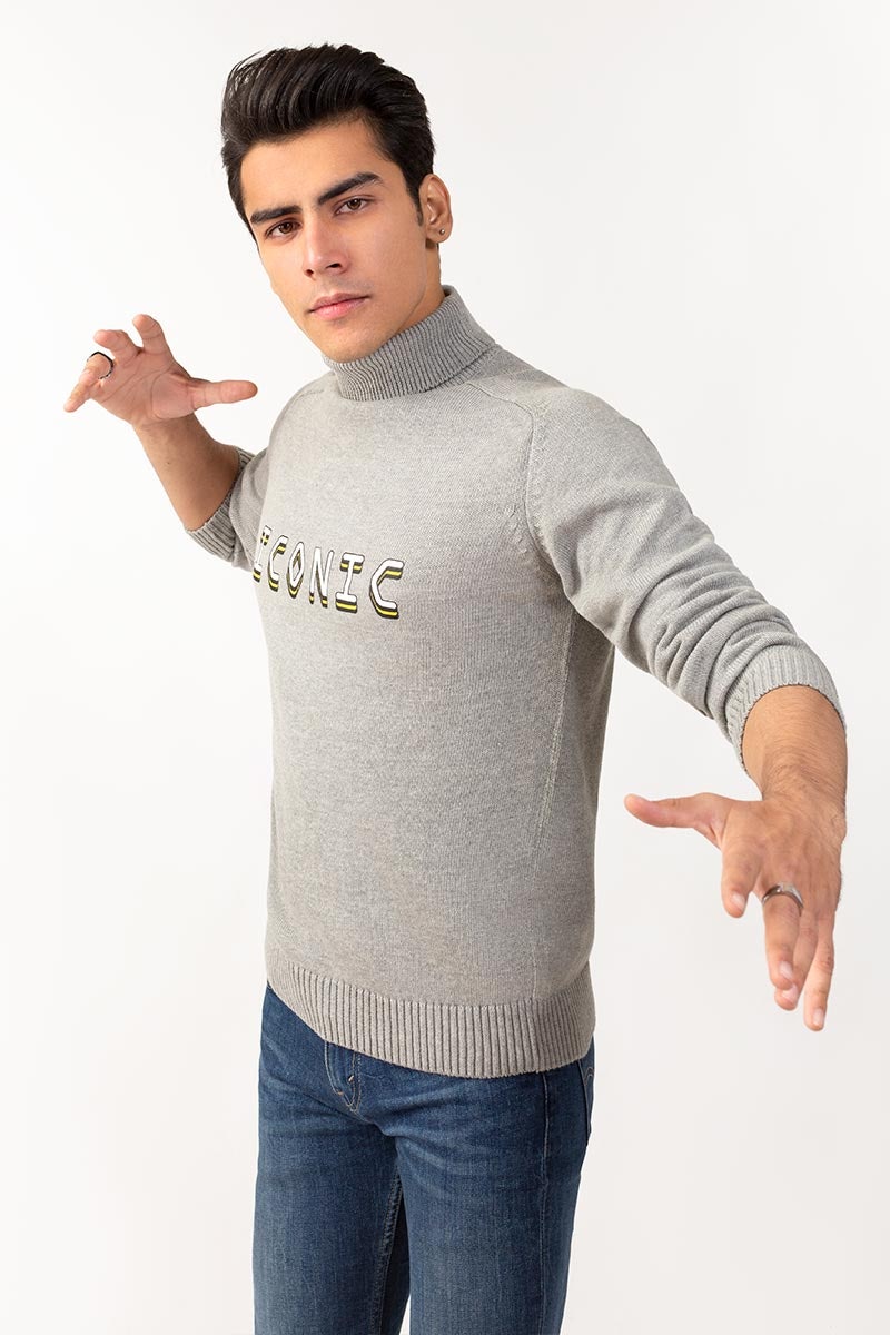 Ash Grey Fashion Sweater FS-SWT-FD-254-01