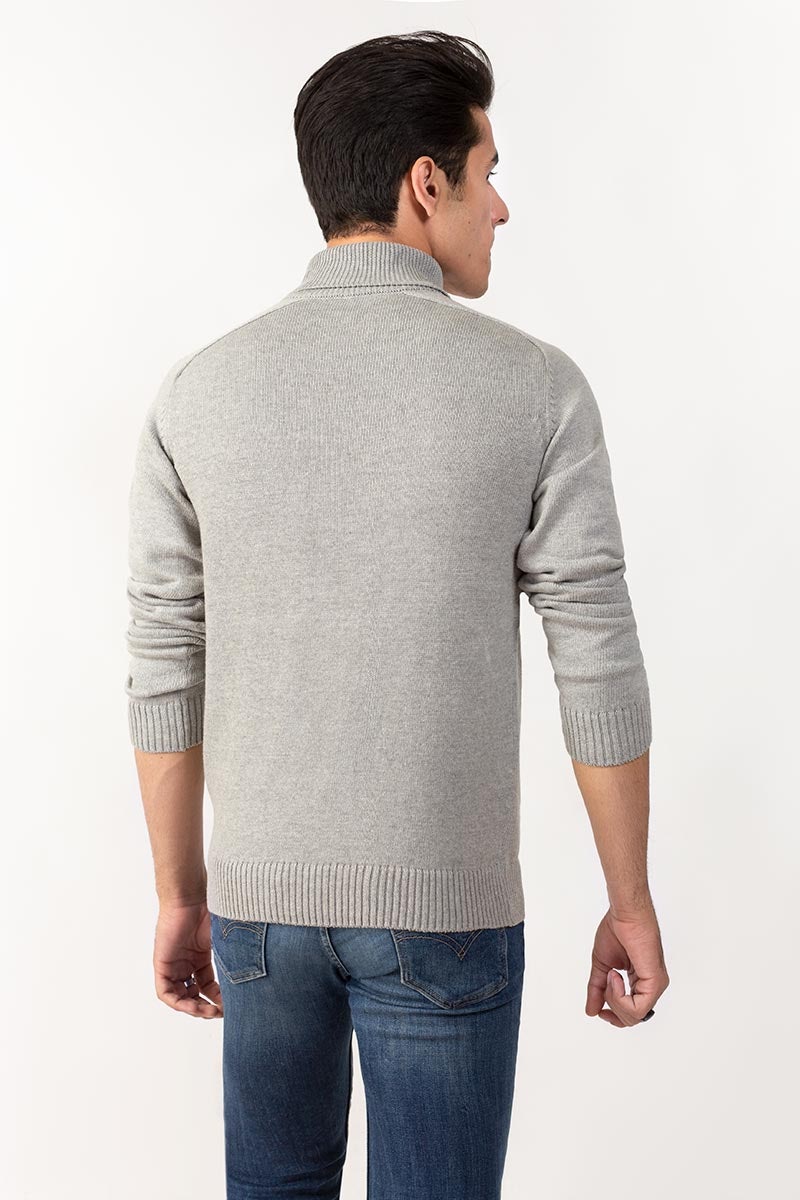 Ash Grey Fashion Sweater FS-SWT-FD-254-01