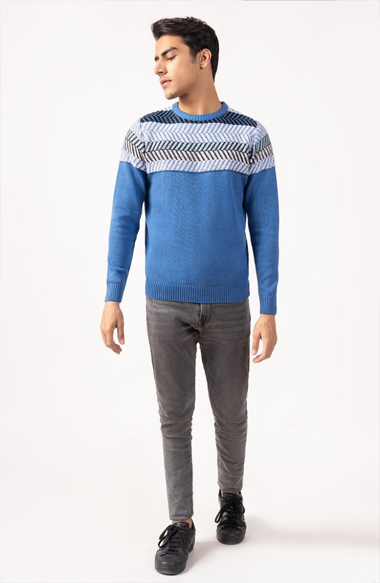 Blue Fashion Sweater FS-SWT-FD-255-01