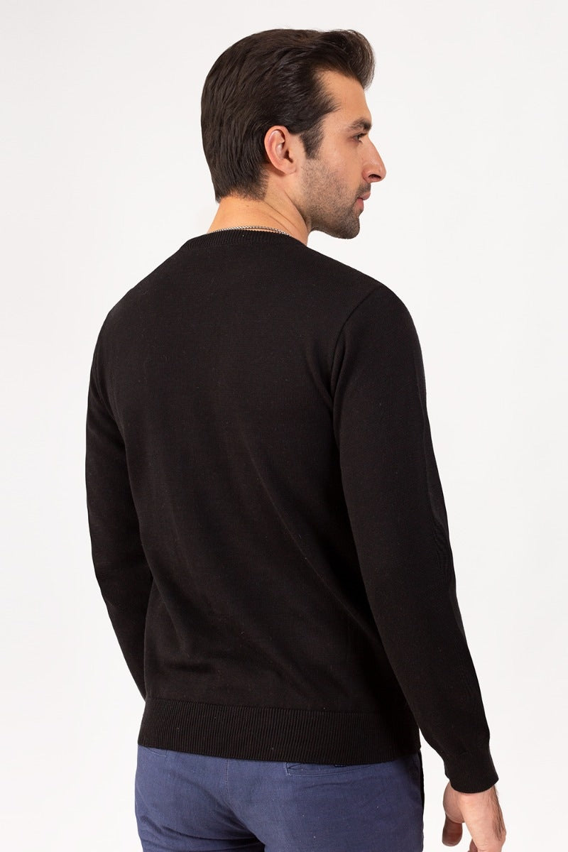 Black Fashion Sweater FS-SWT-FD-259-01