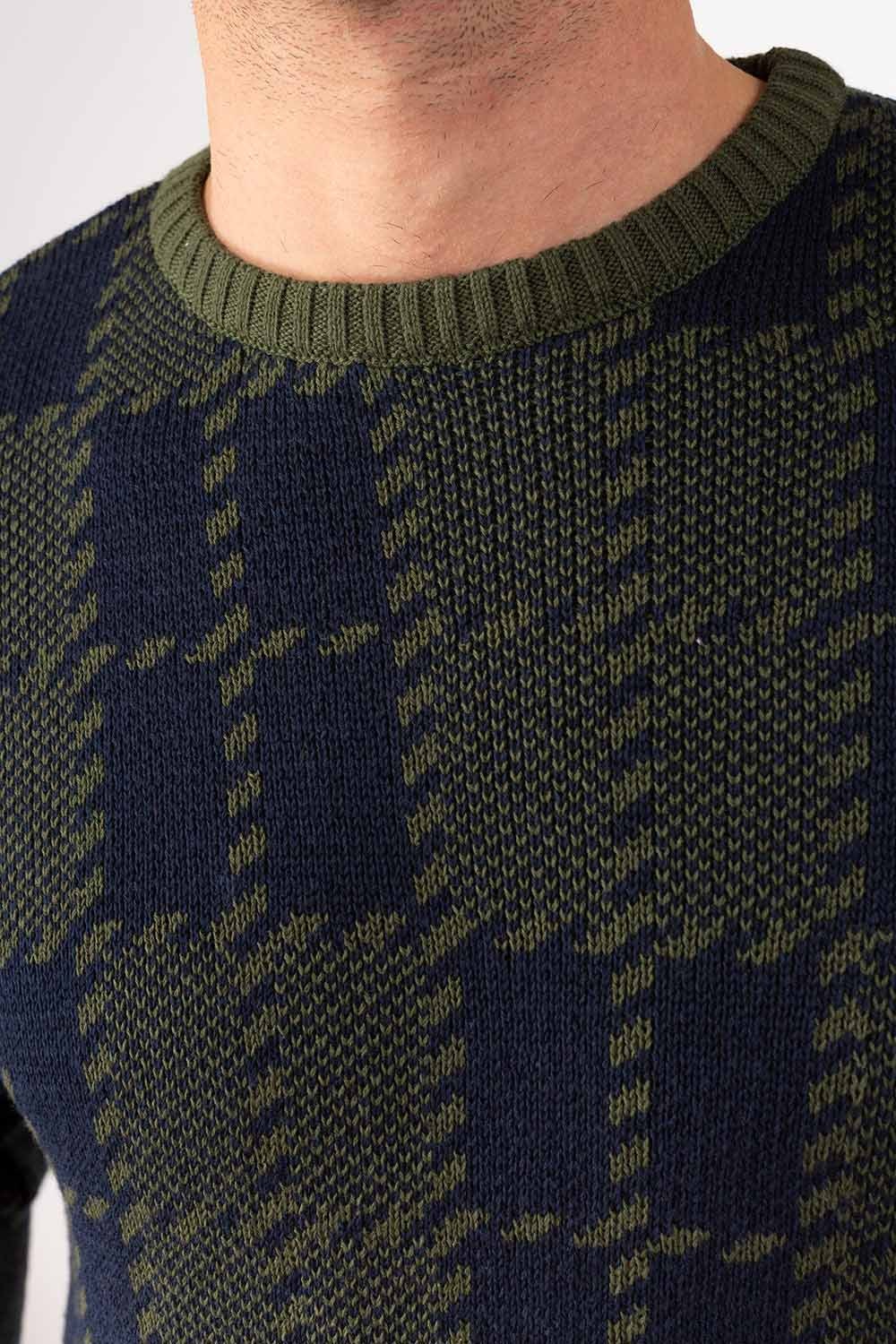 Green Navy Fashion Sweater FS-SWT-FD-261-01