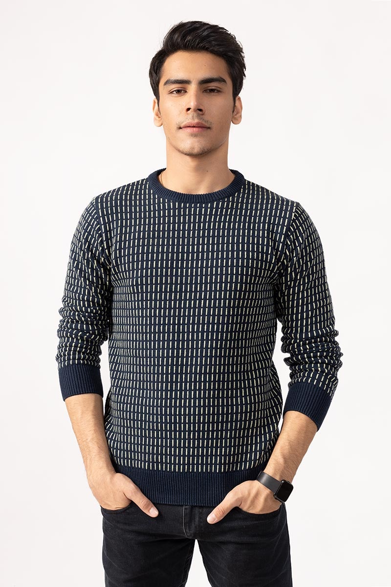 Navy Fashion Sweater FS-SWT-FD-265-01