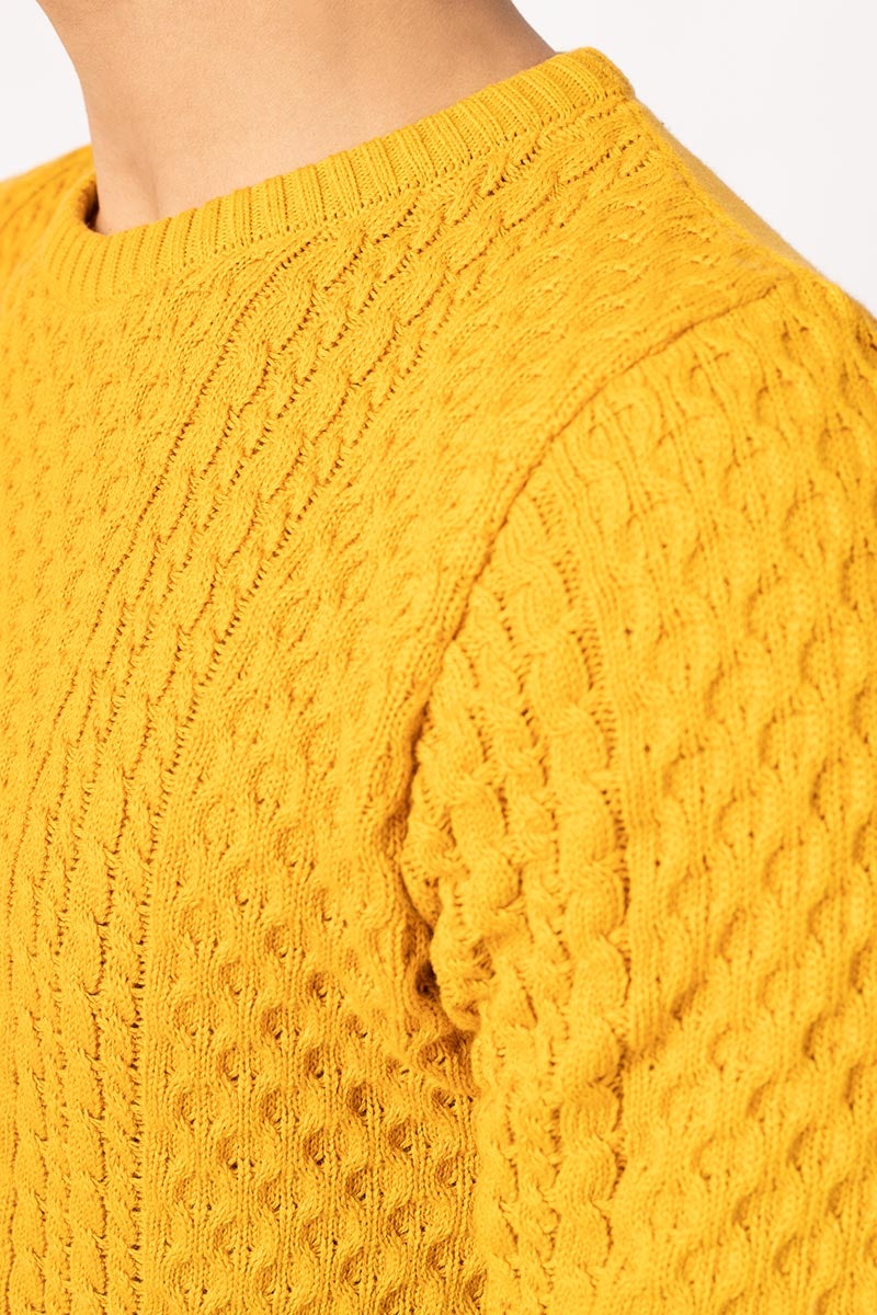 Mustard Fashion Sweater FS-SWT-FD-269-01