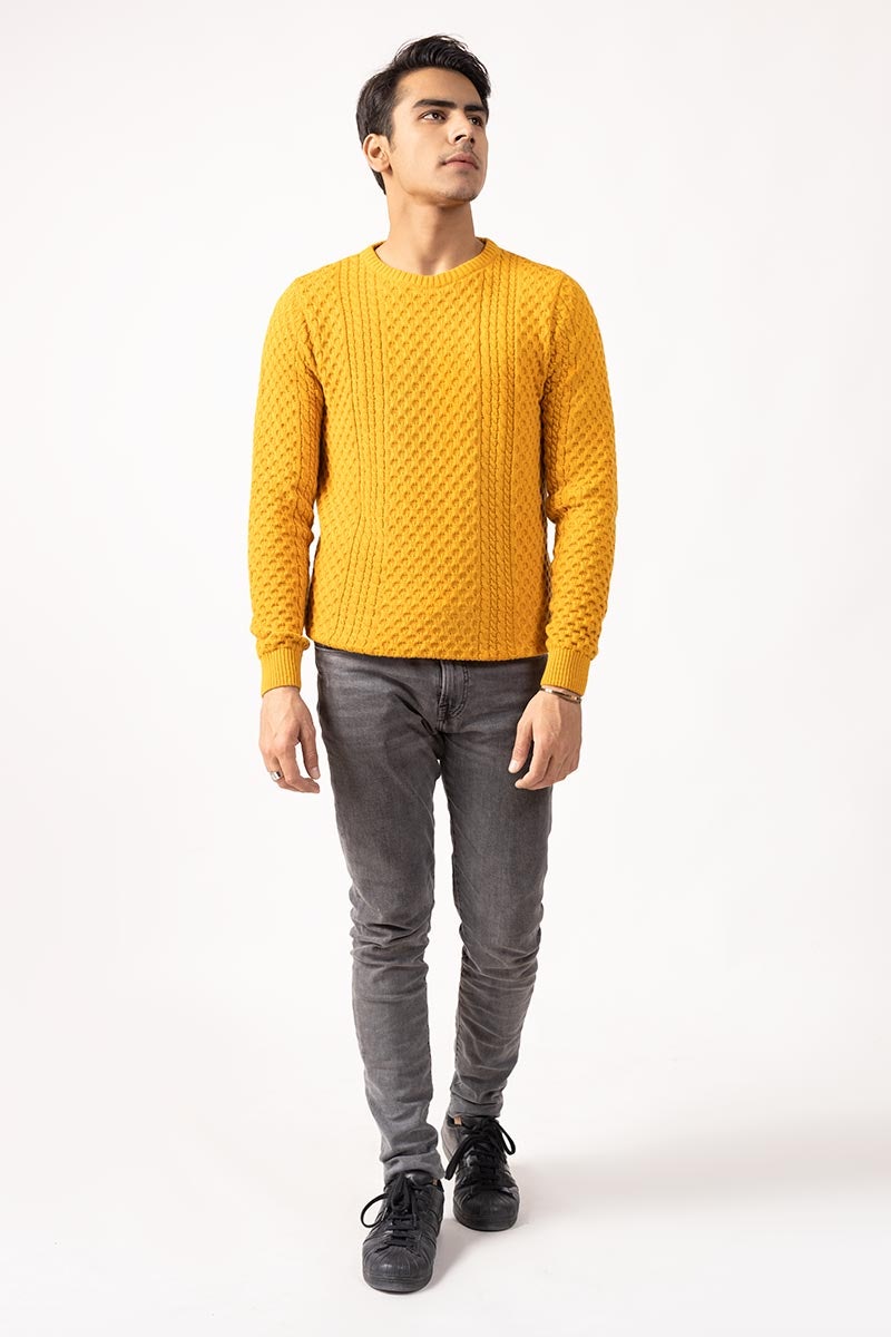 Mustard Fashion Sweater FS-SWT-FD-269-01