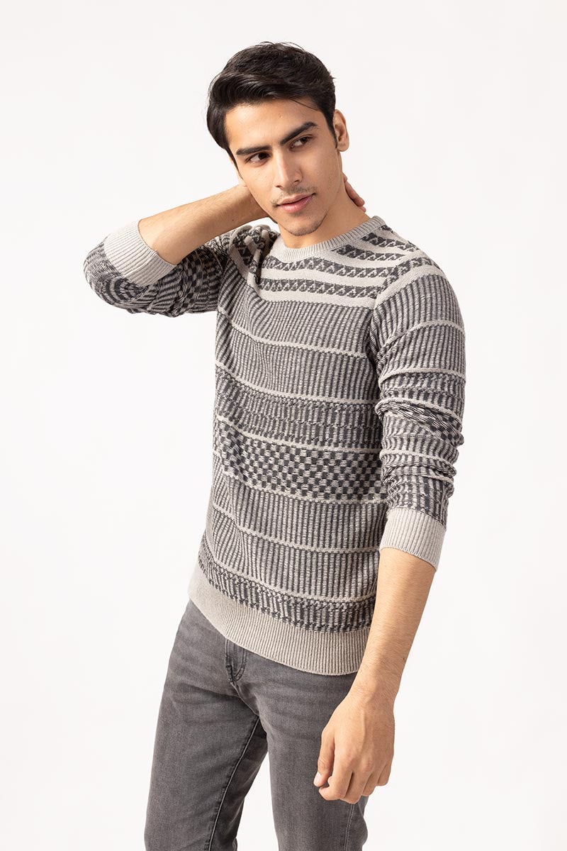 Charcoal Fashion Sweater FS-SWT-FD-282-01