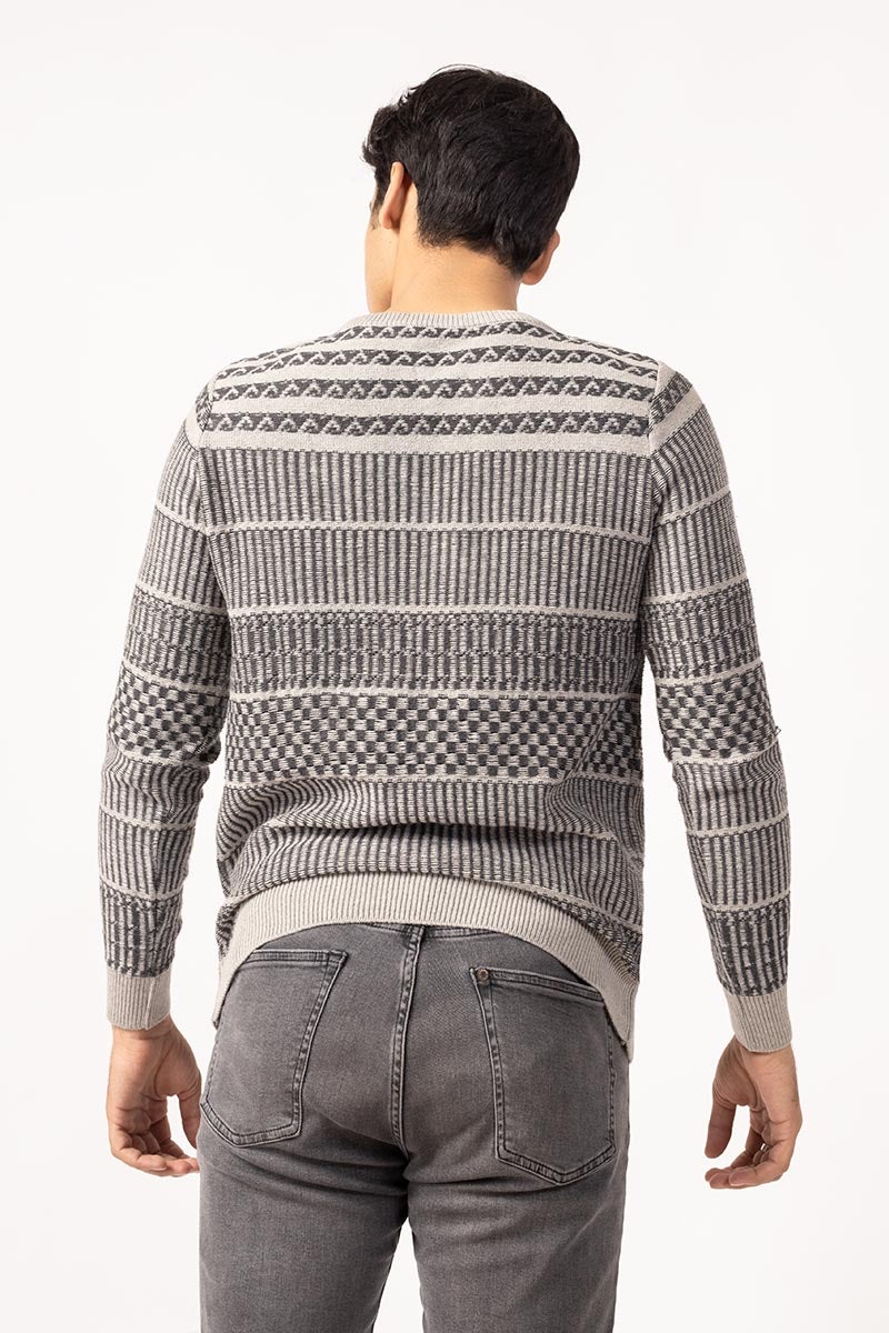 Charcoal Fashion Sweater FS-SWT-FD-282-01