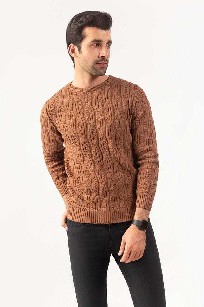 Brown Fashion Sweater FS-SWT-FD-284-01