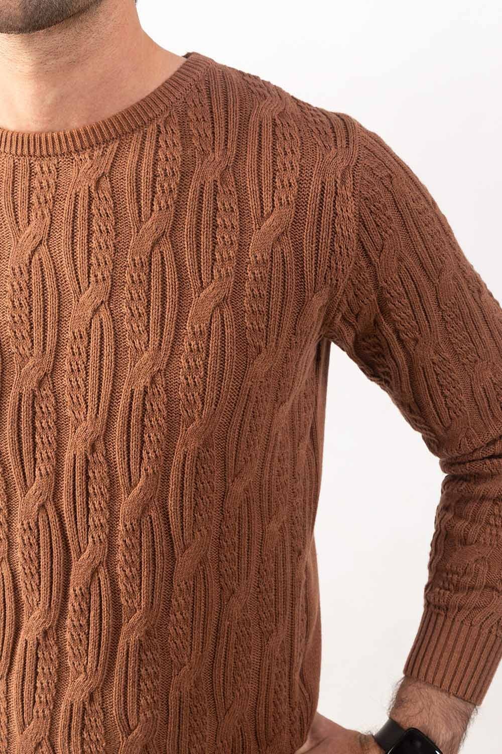 Brown Fashion Sweater FS-SWT-FD-284-01