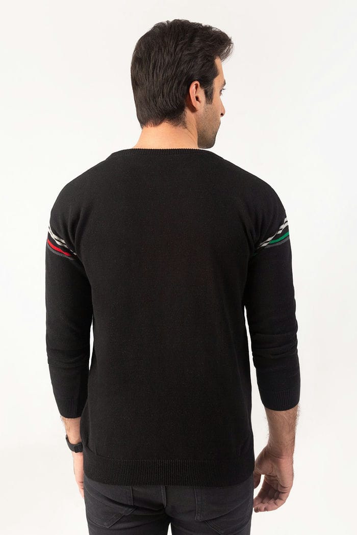 Black Fashion Sweater FS-SWT-FD-285-01