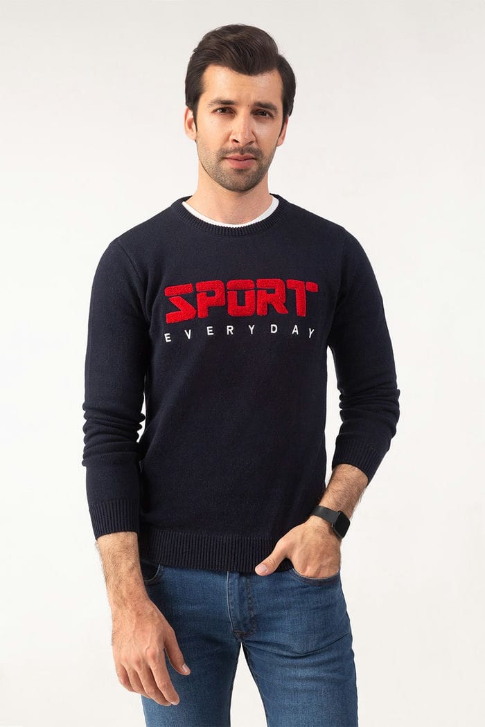 Navy Fashion Sweater FS-SWT-FD-290-01