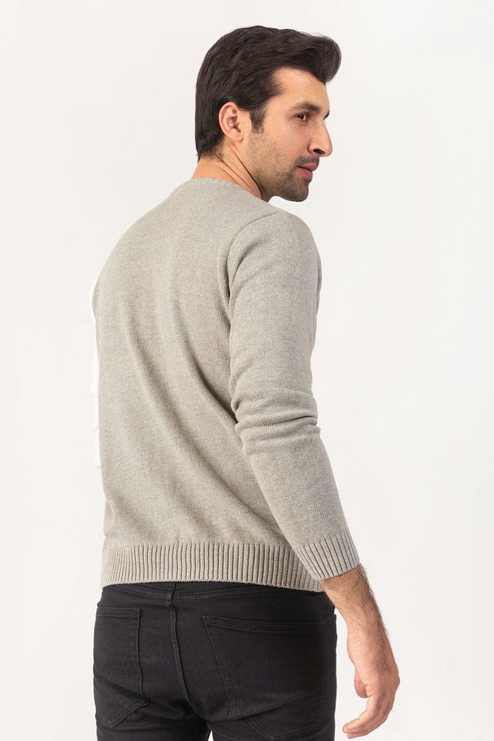 Grey White Fashiion Sweater FS-SWT-FD-293-01