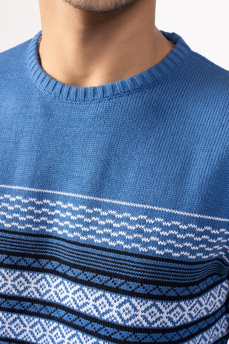 Blue Fashion Sweater FS-SWT-FD-298-01