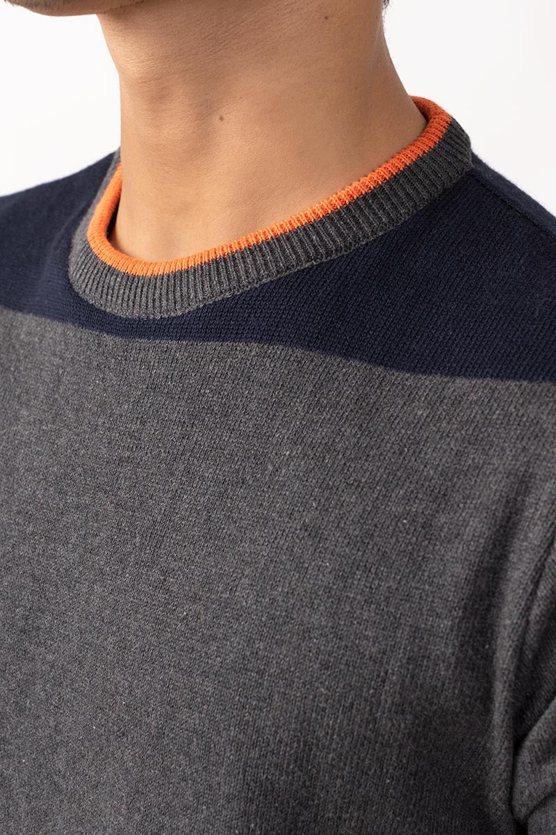 Charcoal Fashion Sweater FS-SWT-FD-263-01