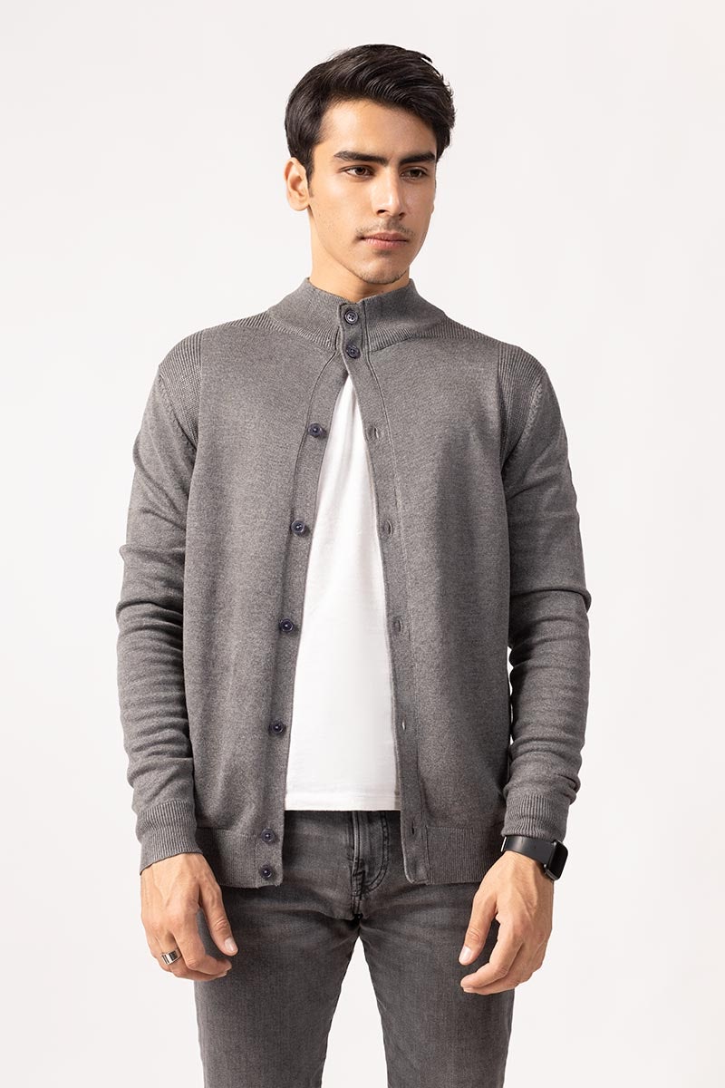 Charcoal Fashion Sweater FS-SWT-VPN-FD-214-01