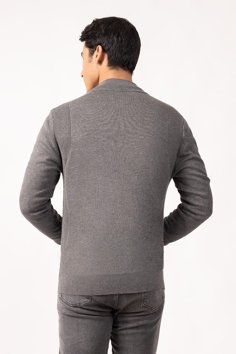 Charcoal Fashion Sweater FS-SWT-VPN-FD-214-01