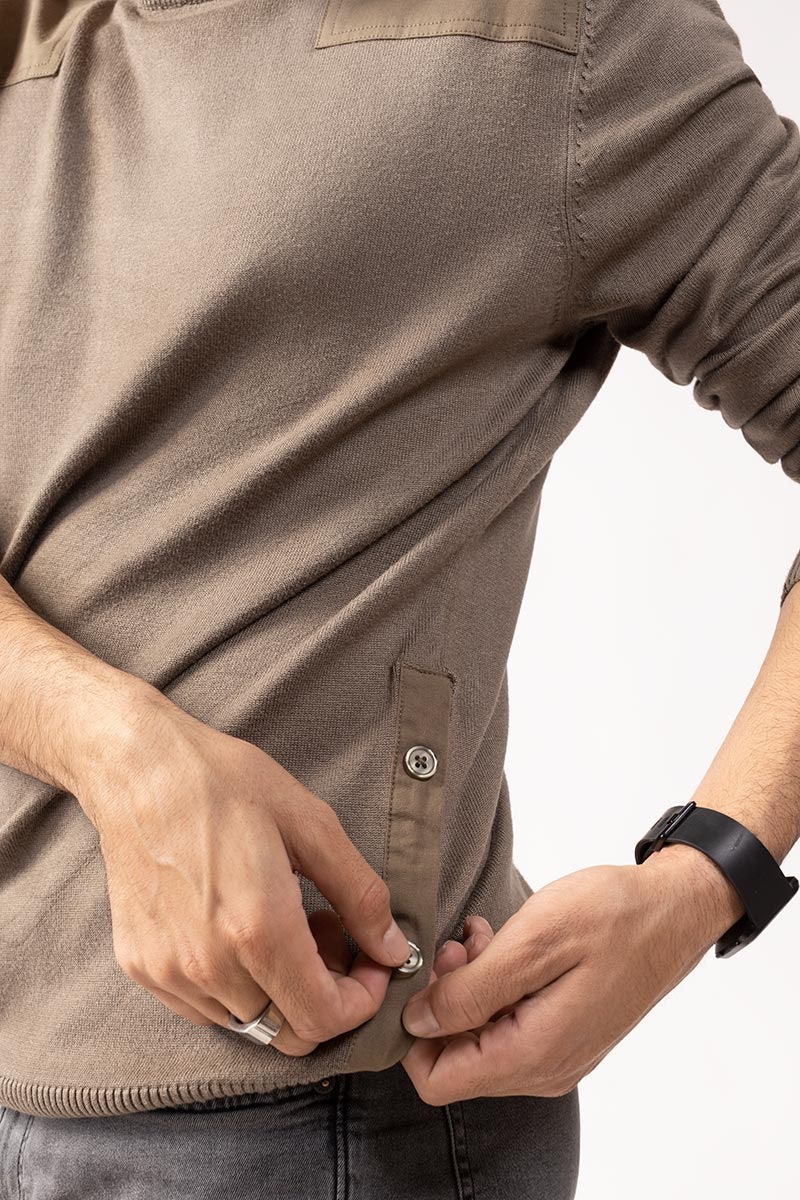 Olive Fashion Sweater FS-SWT-VPN-FD-215-01