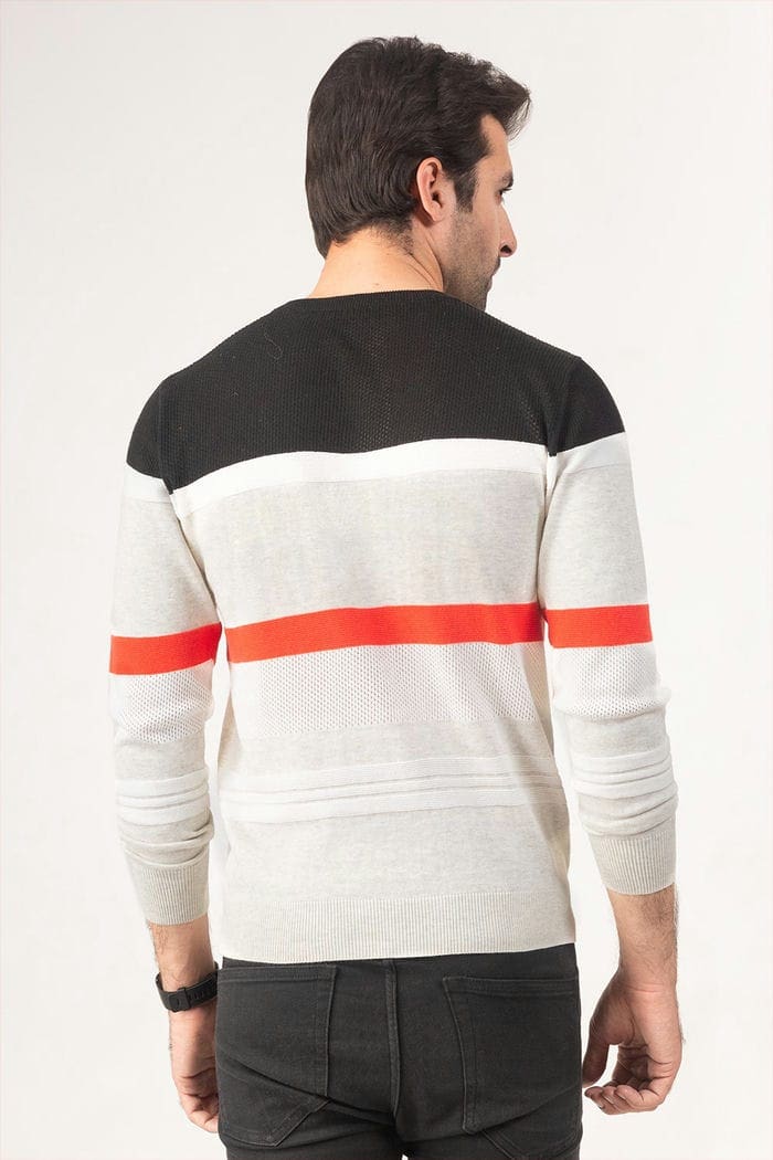 Grey Black Fashion Sweater FS-SWT-VPN-FD-303-01