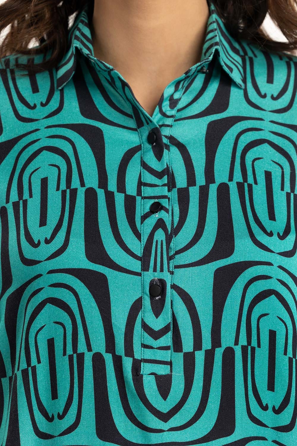 Geometrical Print Dress 224-217-025