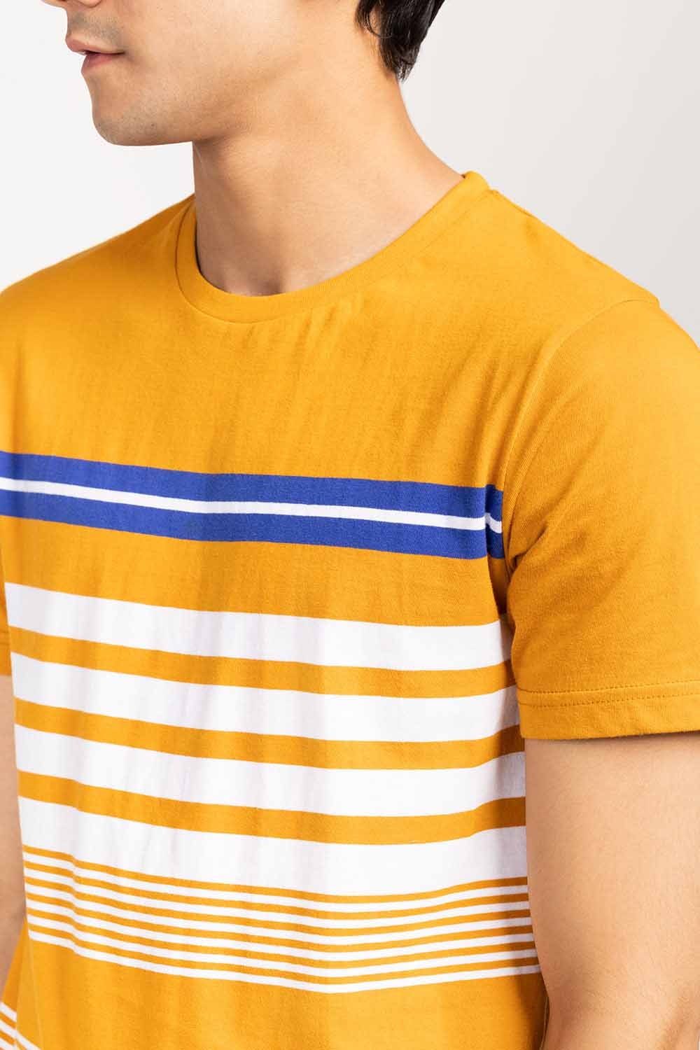 Gold-White Urban T-Shirt YD-URB-TEE-D18-02