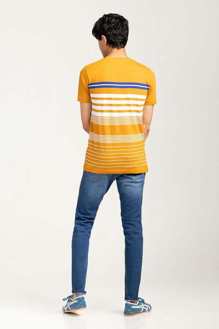 Gold-White Urban T-Shirt YD-URB-TEE-D18-02