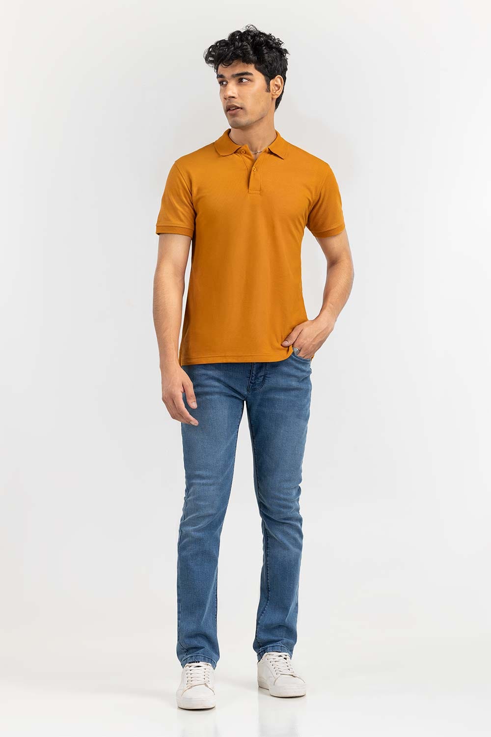 Gold Brown Signature Polo PKP-SB-139