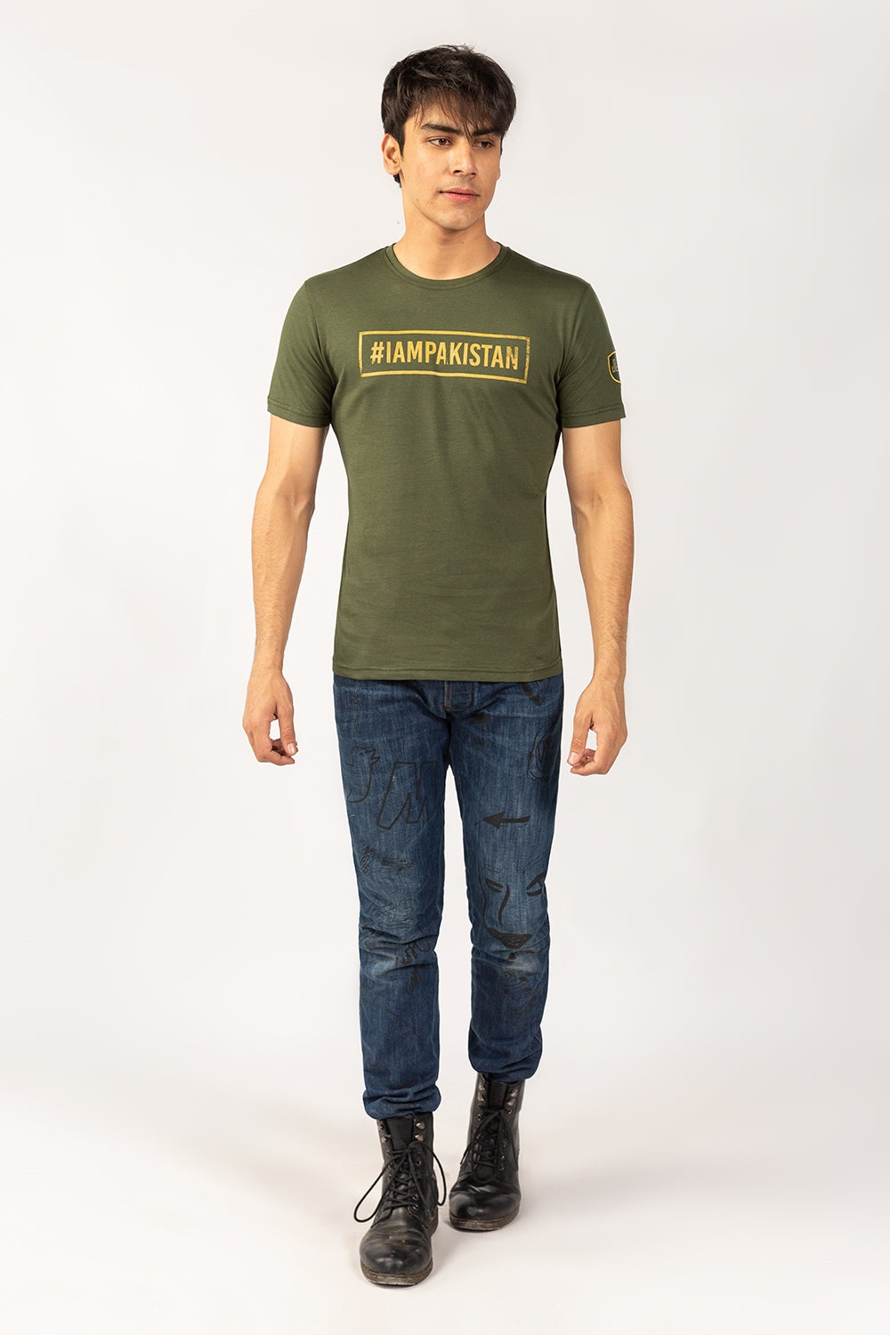 Graphic Green T-shirt JGP-URB-D243-01