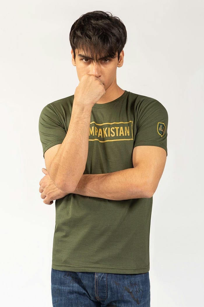 Graphic Green T-shirt JGP-URB-D243-01