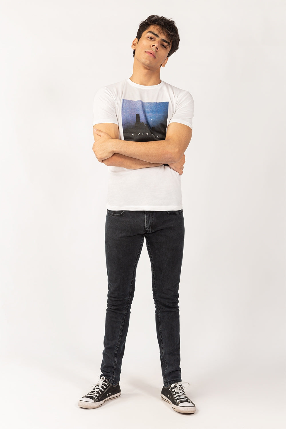 Graphic White T-Shirt JGP-URB-D228