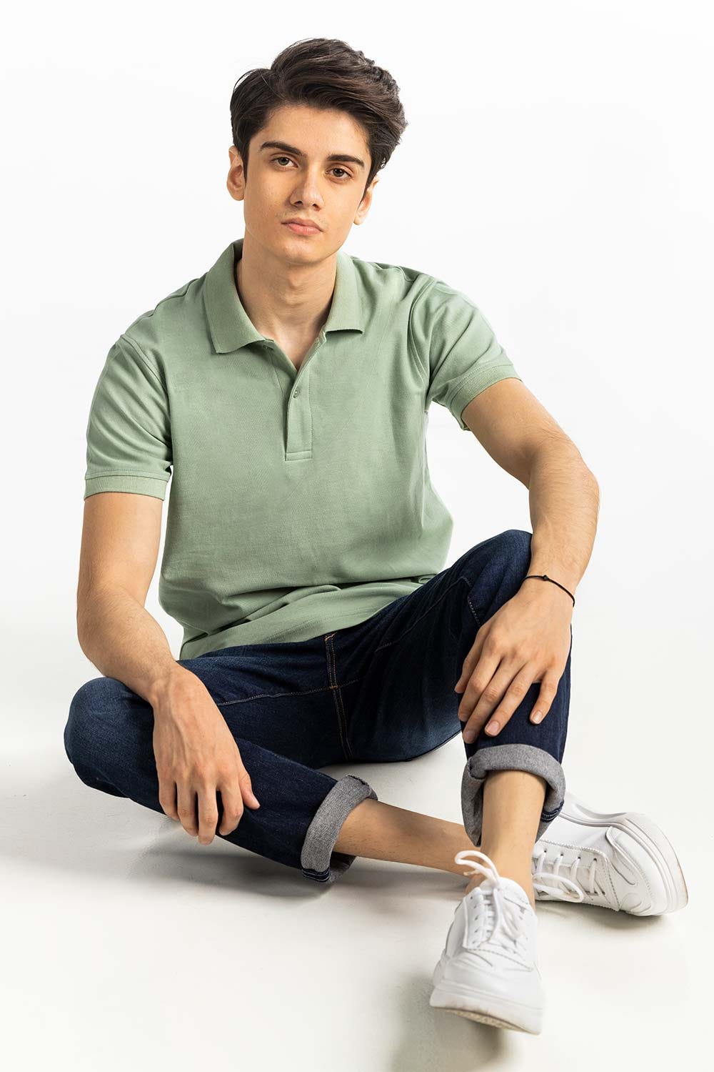 Grass Green Signature Polo PKP-SB-119